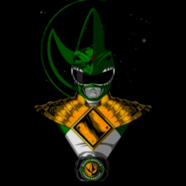 Green Ranger avatar — armored up.